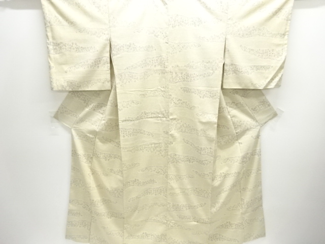 JAPANESE KIMONO / HON-SHIOZAWA / WOVEN ABSTRACT PATTERN